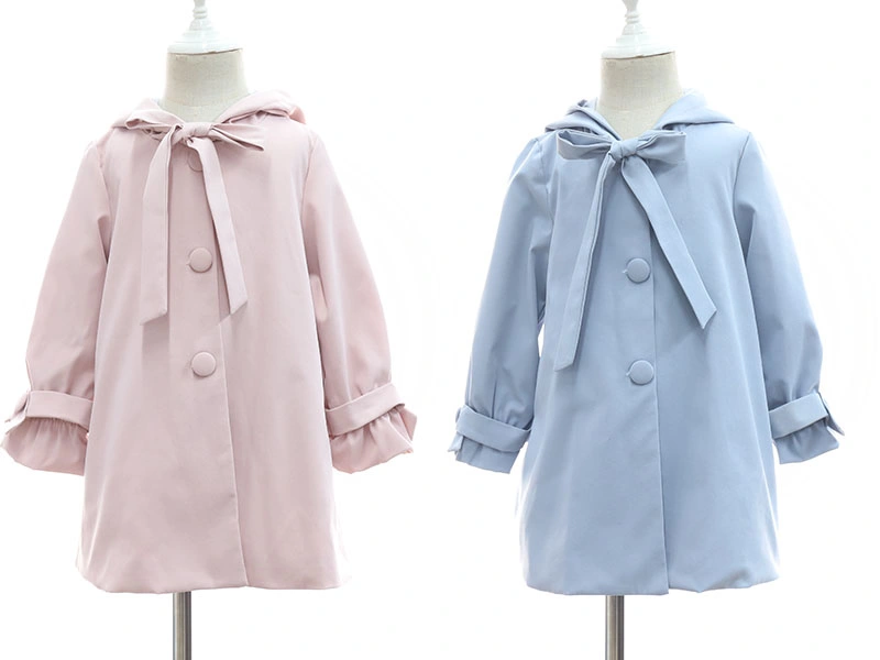 Baby Girl Kids Hoodie Trench Coat for Best Quality Price Chinese Manufacturer