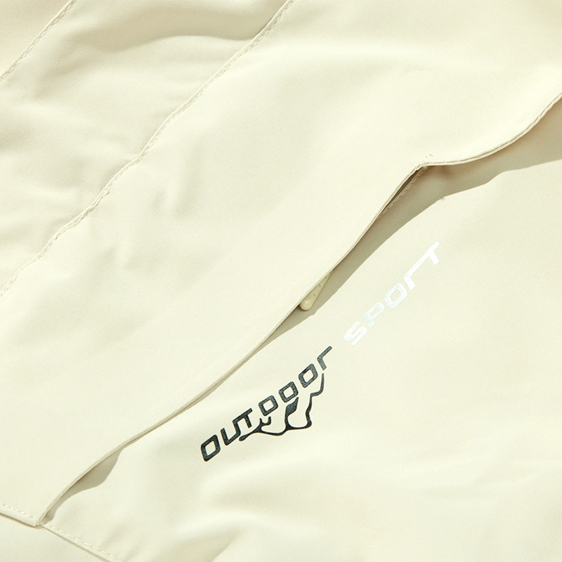 Softshell Winter Sport Wear Waterproof Windproof Fashion Outdoor Warm Rain Jacket with Detachable Hood
