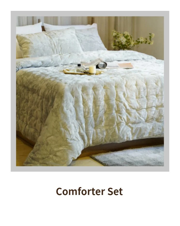 Eco-Friendly Wholesale 100% Polyester Fleece Winter Bedding Set Bed Sheet 3 PCS Comforter Duvet Cover Set