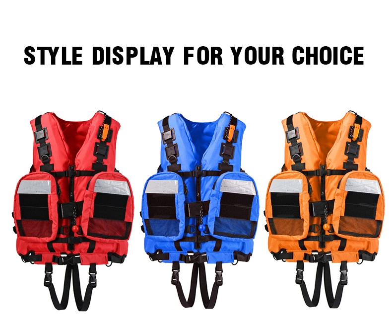 Manufacturer Supply New Water Safety High Buoyancy Oxford Life Jacket