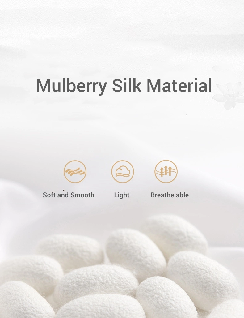 Sleep Products Luxury Mulberry Handmade Silkworm Quilt China Supplier Bedding Set Silk Duvet