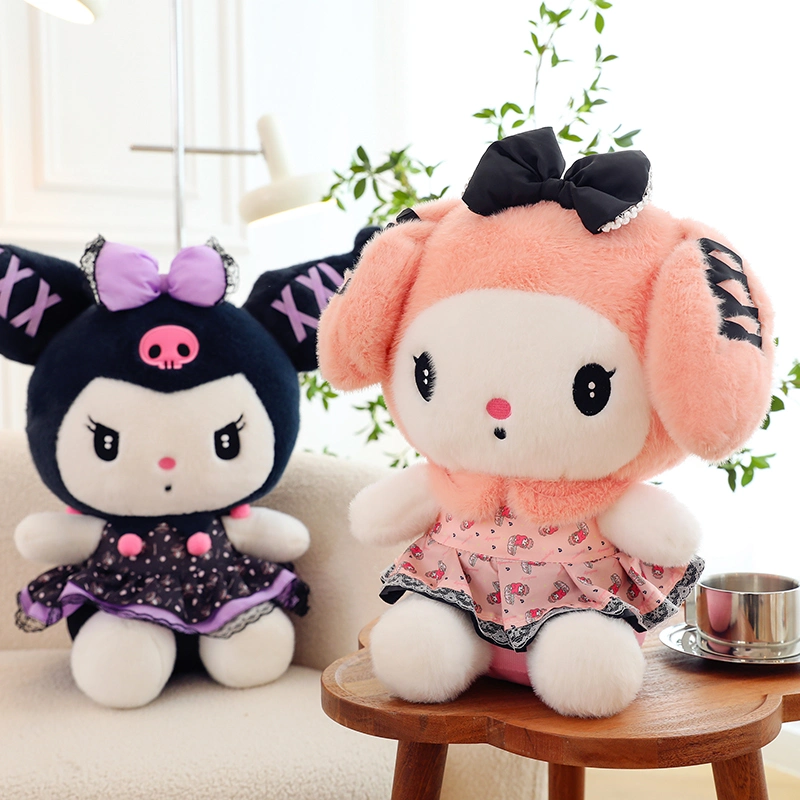 Animal Christmas Stuffed Toy Wholesale Plush Bow Decoration Kuromi