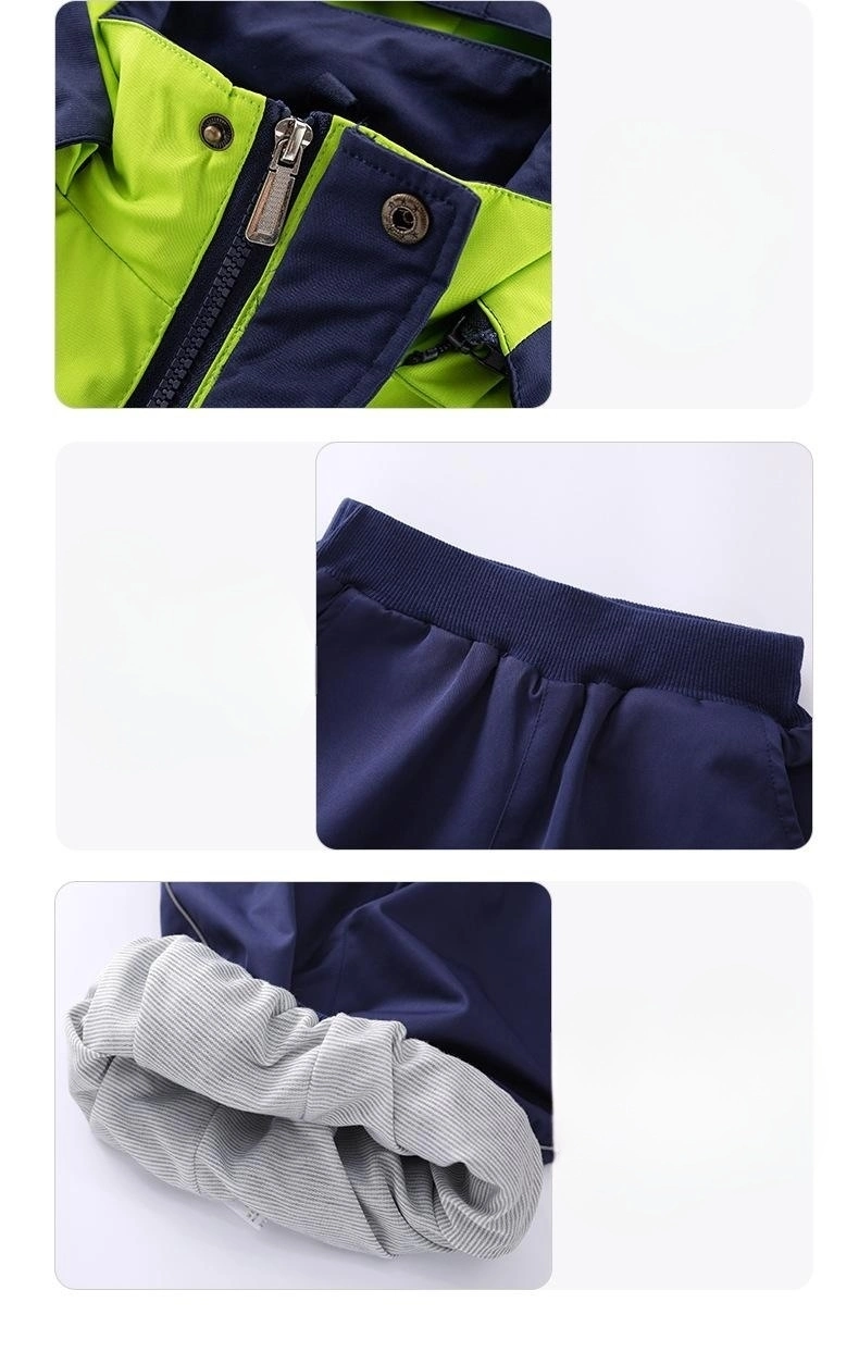 High Quality Kids Winter Three Piece School Uniform Interchange Jacket