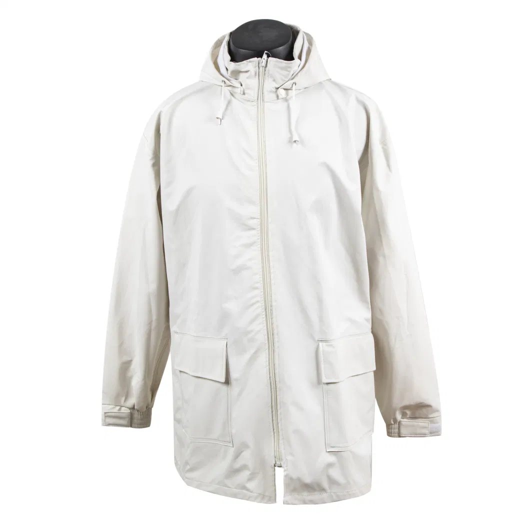 Men&prime;s Lightweight Waterproof Rain Jacket Shell Hooded Outdoor Hiking Jacket