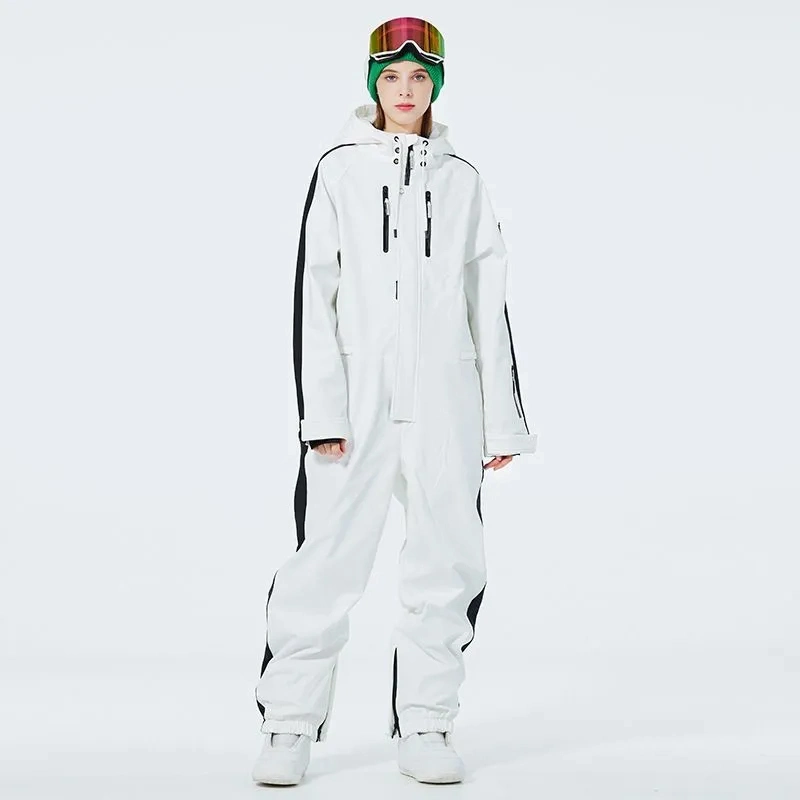 Custom High Quality Waterproof Windbreaker Insulated One Piece Coverall Winter Sports Mens Ski Wear