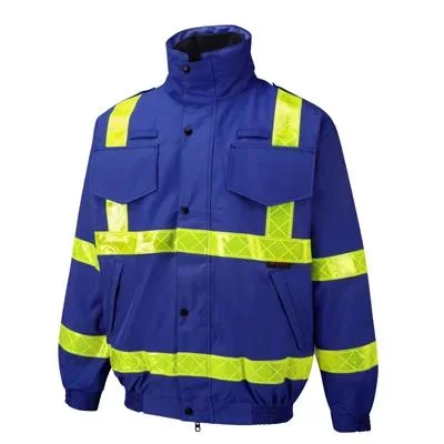 Workwear Winter Factory Insulated Waterproof Heavy Windproof Work Reflective Jacket