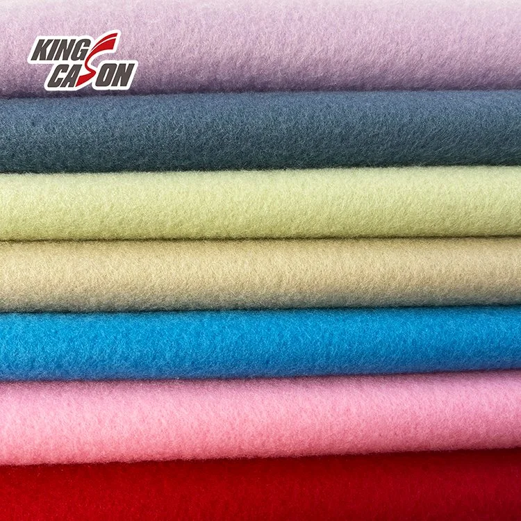Kingcason Polyester Anti Wrinkle Warm Layer Jacket Fabric Polar Fleece Fabric
