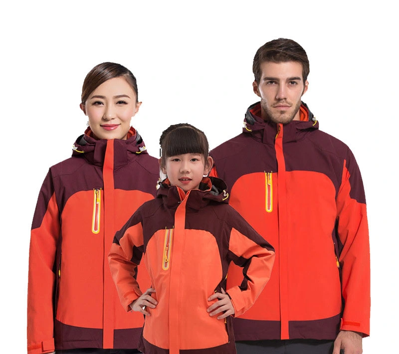 Hiworld Three-in-One with Logo Printable Two-Piece Set Warm Interchange Outdoor Jacket