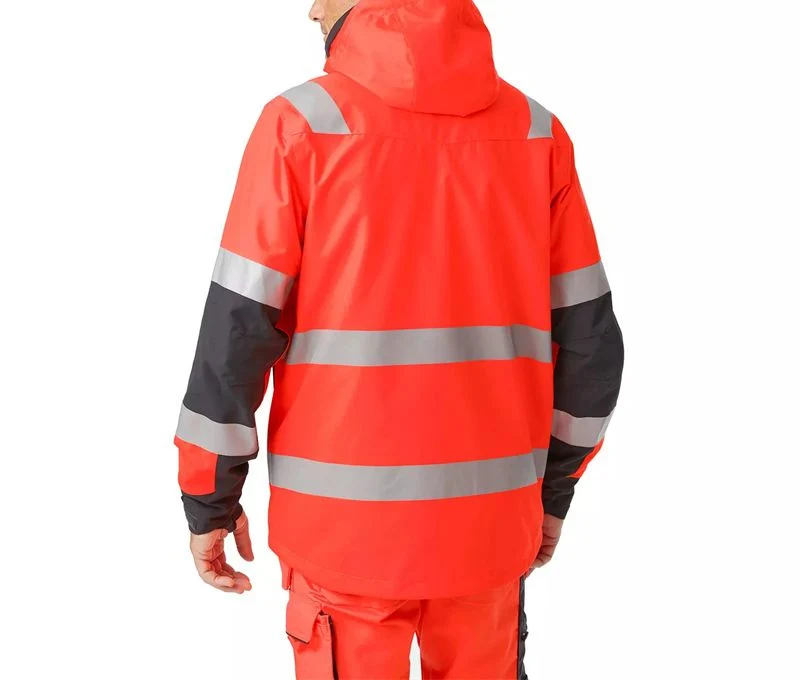 Custom Logo Winter Mining PPE Green Orange Waterproof Work Coat Welding Factory Workwear Safety Protective Apparel