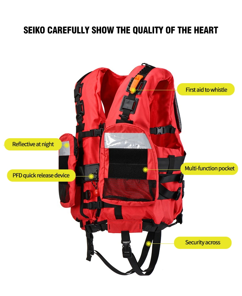 Manufacturer Supply New Water Safety High Buoyancy Oxford Life Jacket