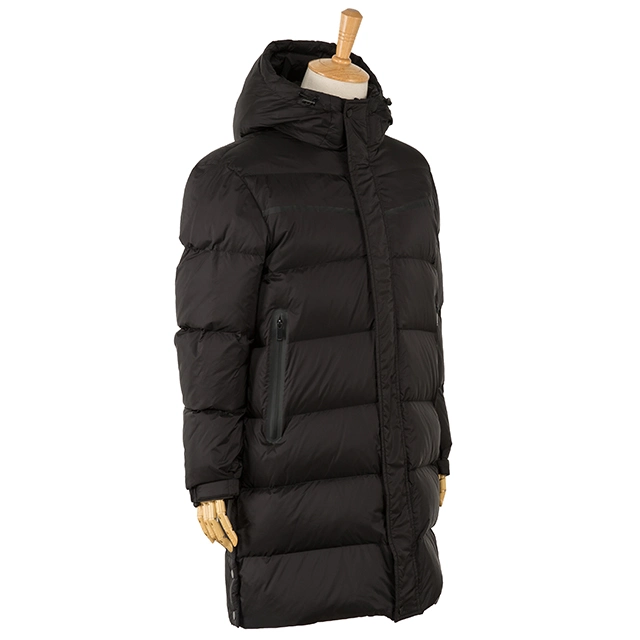 Wholesale Factory Winter Womens Outdoor Long Hooded Warm Windproof Fake Down Puffer Jacket