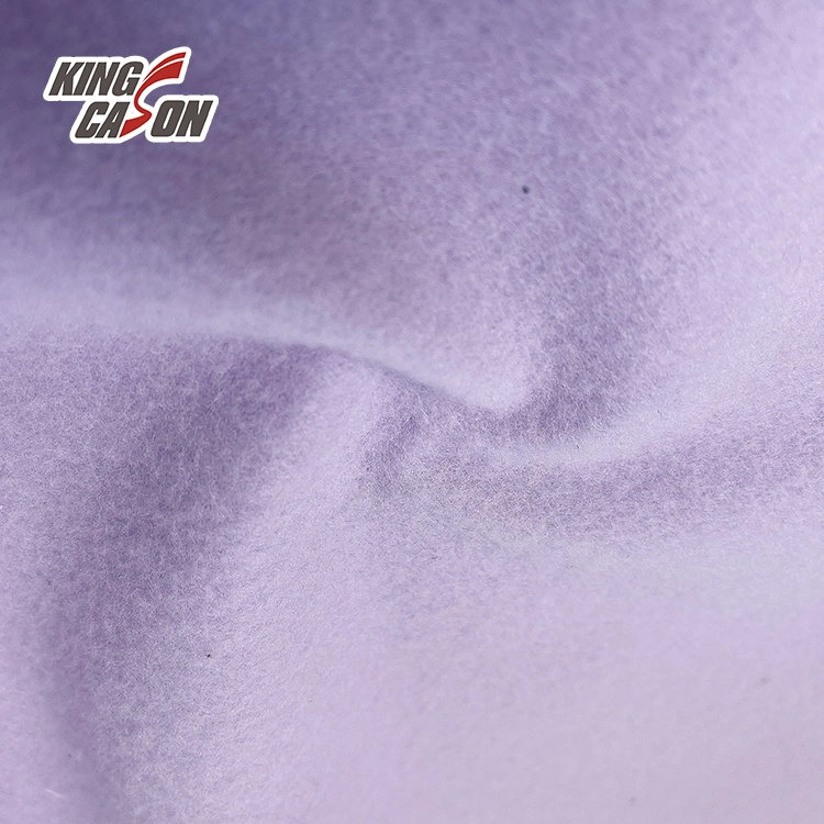 Kingcason Polyester Anti Wrinkle Warm Layer Jacket Fabric Polar Fleece Fabric