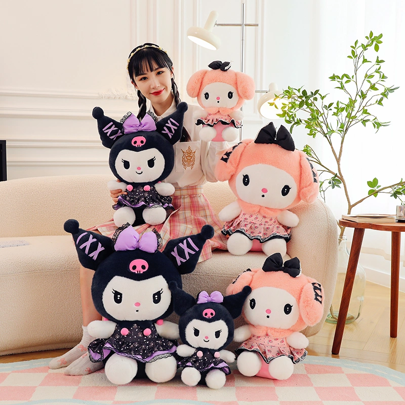 Animal Christmas Stuffed Toy Wholesale Plush Bow Decoration Kuromi