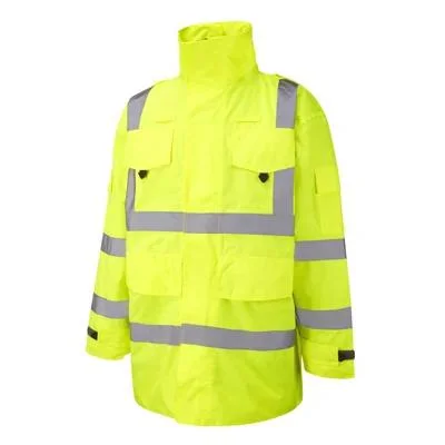 Workwear Winter Factory Insulated Waterproof Heavy Windproof Work Reflective Jacket