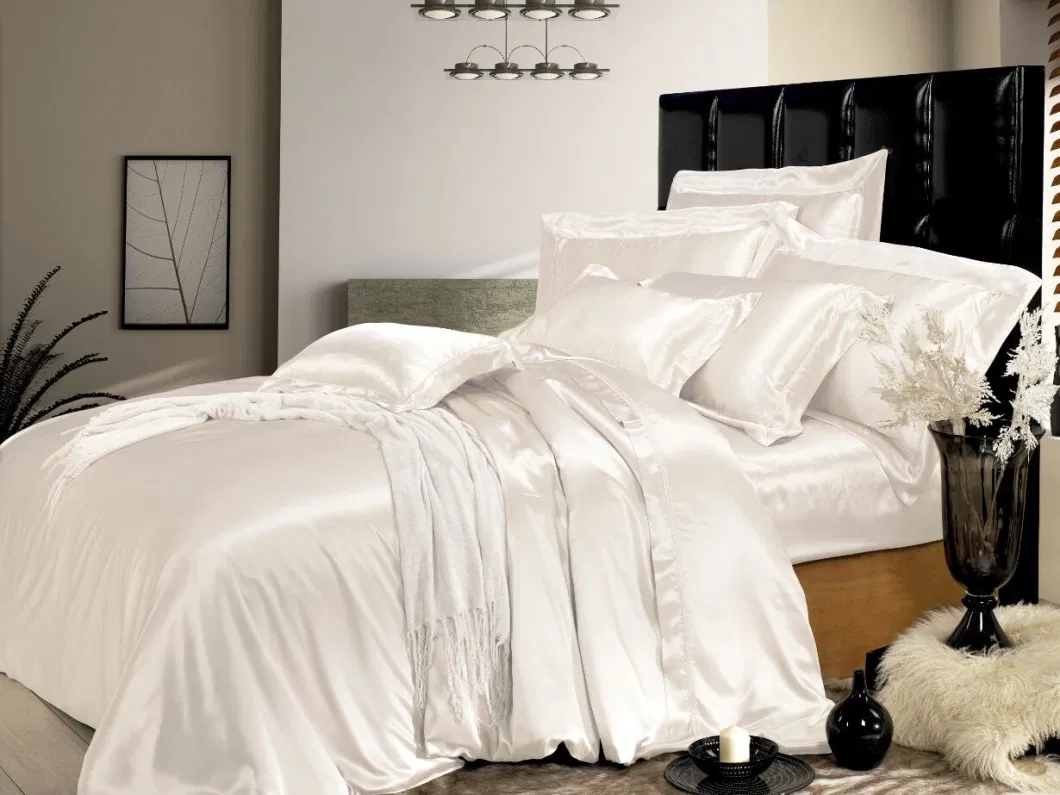 European Style Bed Linen Sheet Oeko-Tex Quality Seamless Silk Duvet