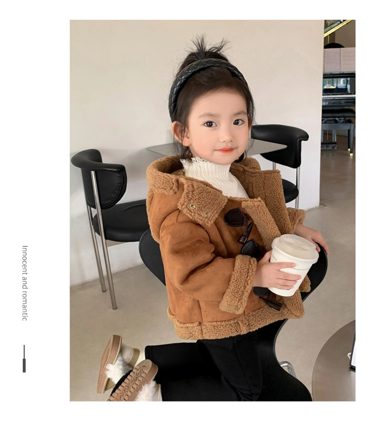 Nnr Baby Girl Kids Hoodie Trench Coat for Best Quality Price Hoody Manufacturer