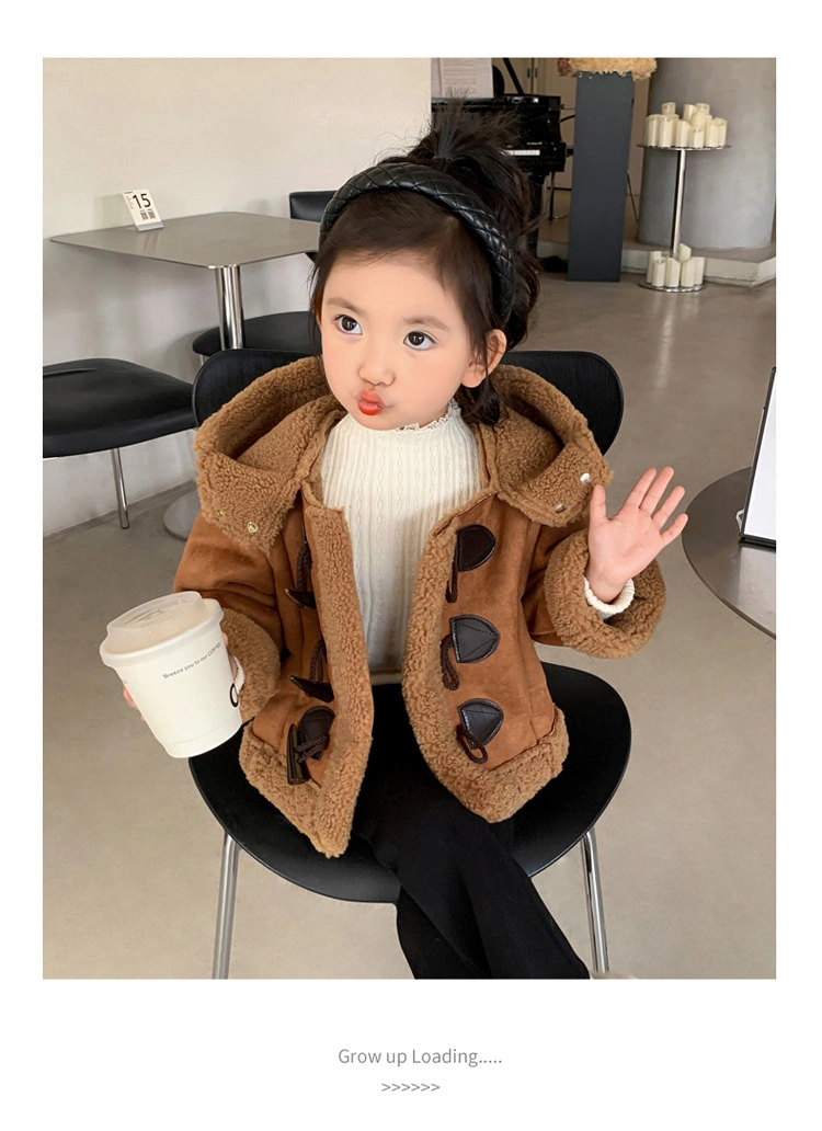 Nnr Baby Girl Kids Hoodie Trench Coat for Best Quality Price Hoody Manufacturer