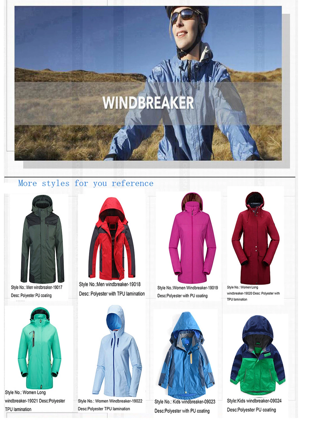 Durable Boy&prime; S Waterproof Windbreaker with Hood Coat