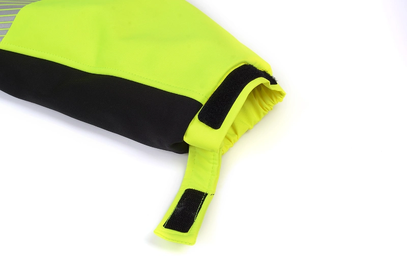 Custom Warm Polyester Reflective Waterproof Winter Construction Fleece Softshell Hi Vis Safety Jacket