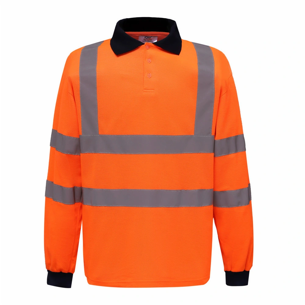 Safety Factory Spring Reflective Autumn Quick Dry Night Use Workwear Shirt