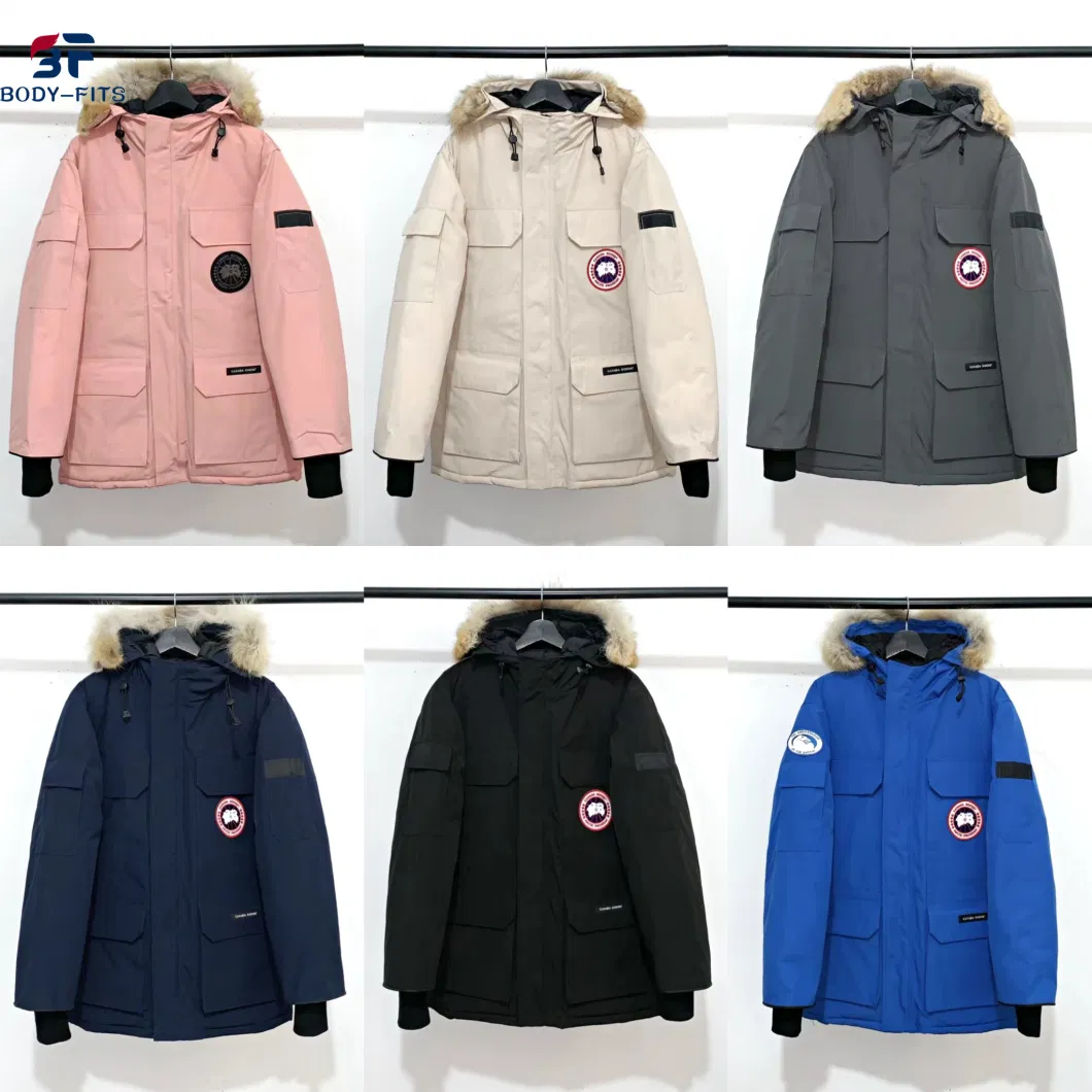 Customized All Over Mountain Design Thick Bubble Coat for Men Streetwear Winter Bandana Men Puffer Jacket Manufacturer