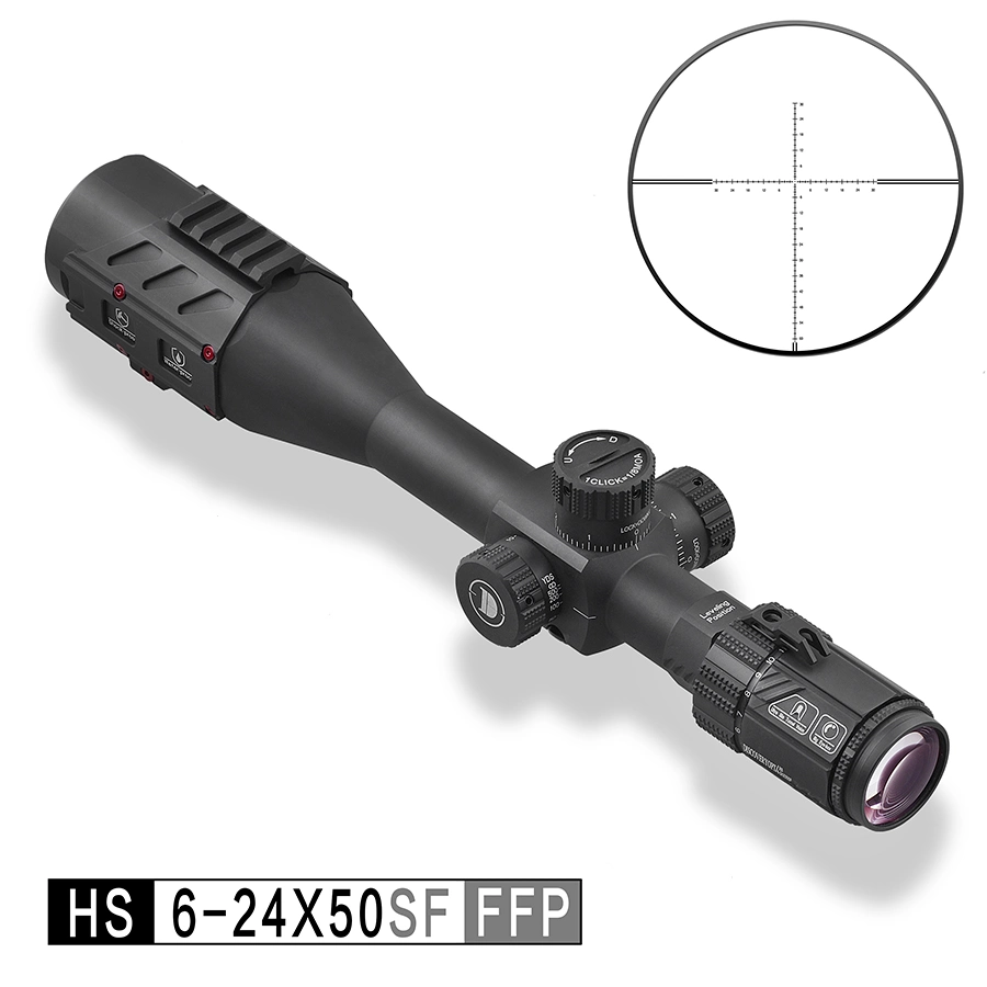 China Manufacturer Discovery Optics Scopes for Tactical Hunting Outdoor Hot Sale 6-24 Tactical Scope