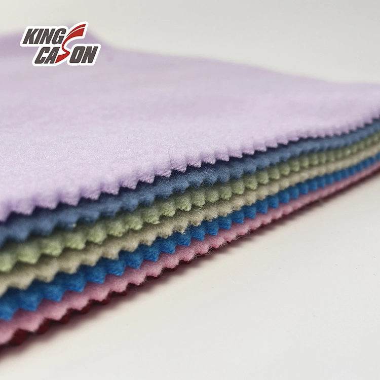 Kingcason Polyester Anti Wrinkle Warm Layer Jacket Fabric Polar Fleece Fabric