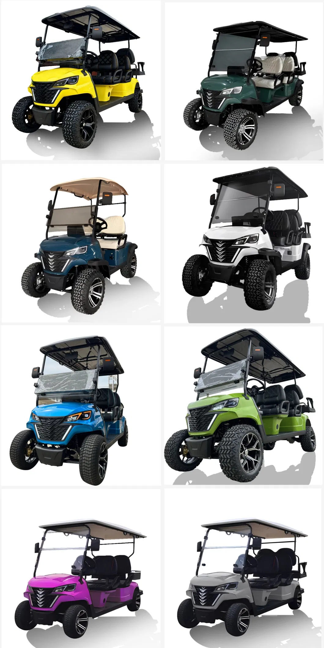 Electric Four-Wheel Golf Cart with Lithium Battery Hunting Car off-Road Vehicle New Energy Vehicle Manufacturer Direct Sales ATV (all-terrain vehicle)