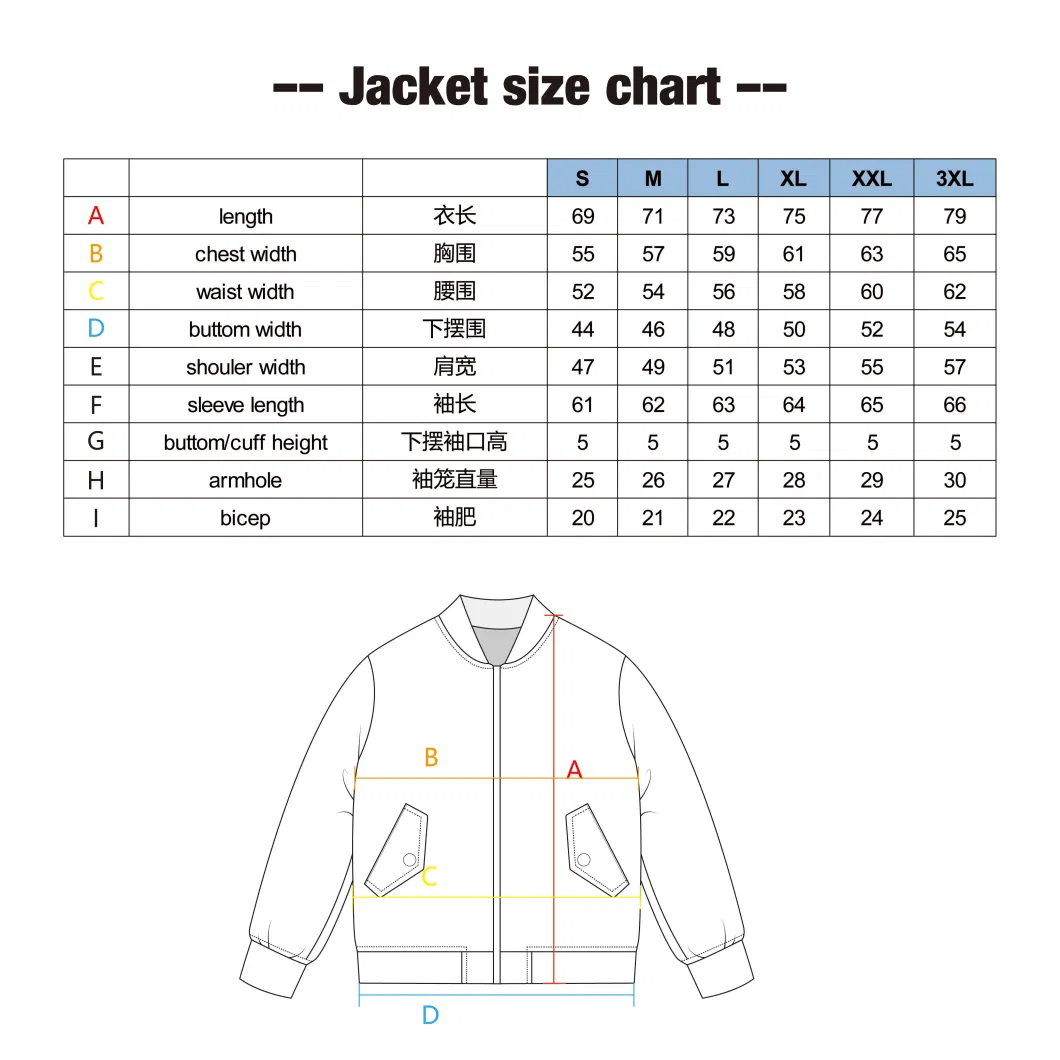 Custom Winter Zip up Jacket with Embroidery Logo High Quality for Men