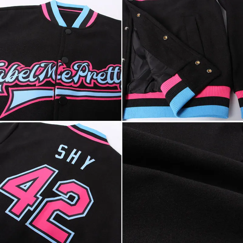 OEM Manufacturers Letterman Streetwear Men Baseball Jackets Jersey Fleece Chenille Embroidery Men Varsity Street Dress Retro Jerseys Baseball Jacket