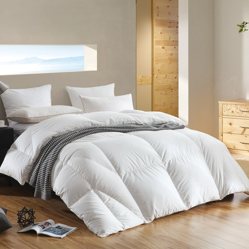 Premium Quality 90% White Duck Down 10% Feather Hotel Bed Sleeping Duvet