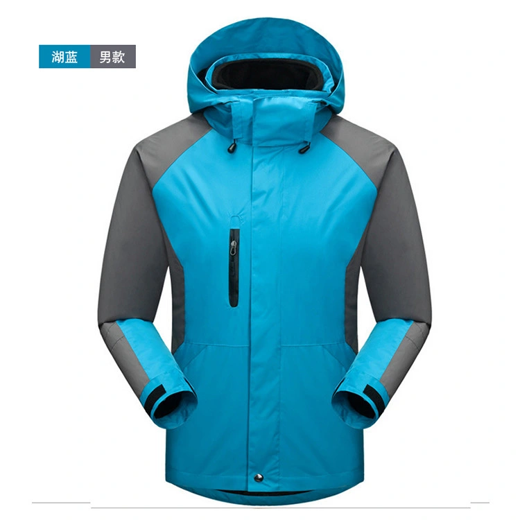 Factory Customized Outdoor Waterproof Jacket Two Pieces Autumn Winter Soft Shell Jacket for Man