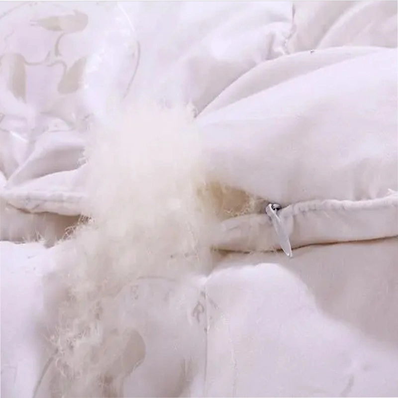 Duck Down Feathers Comforter King Size All Season -100&Cotton with 80% White Duck Down Comforter Duvet