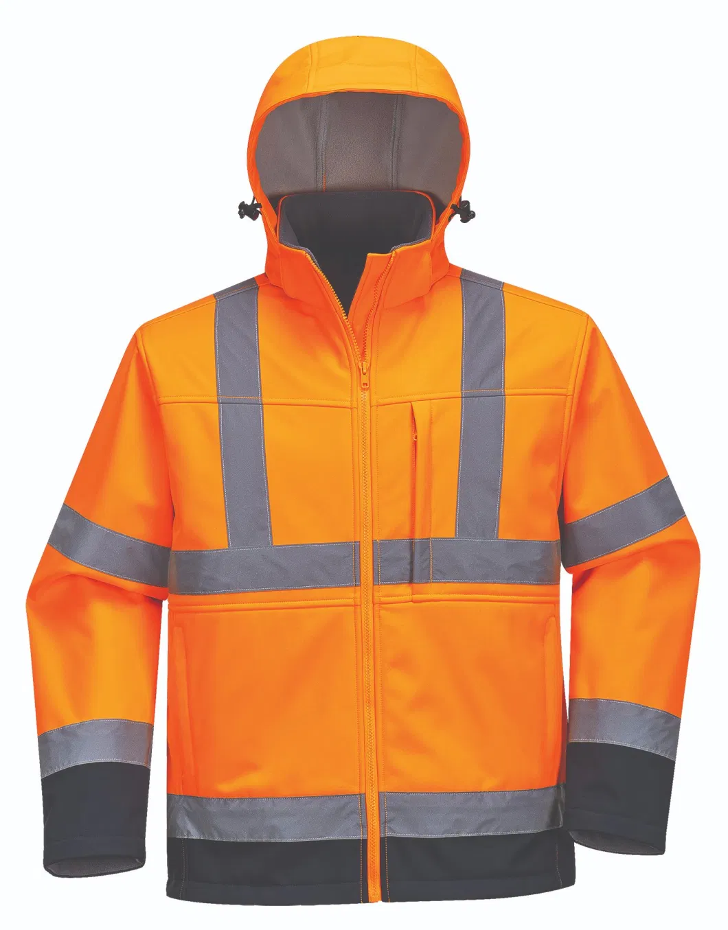 Hi Vis Factory Custom Cheap Outdoor Waterproof and Windproof Men Softshell Work Jackets