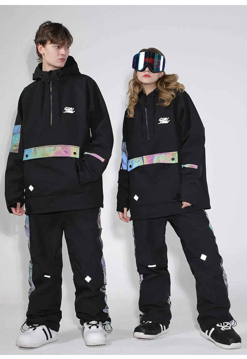 Hiworld Men&prime;s Alpine Messenger Glimmer Snow Outdoor Jacket Waterproof Coat