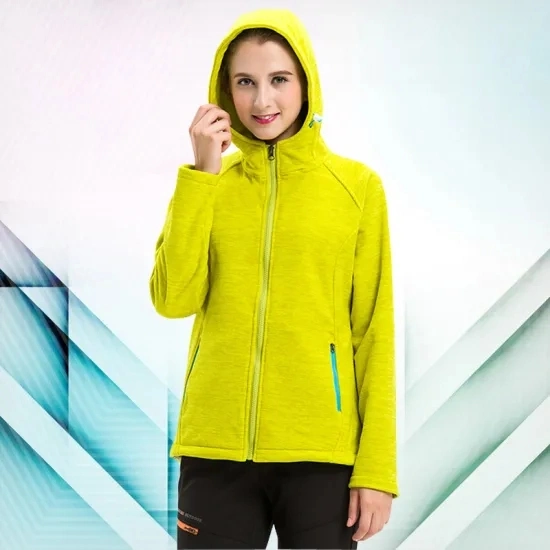 Factory Customized Fleece Outdoor Zipper-up Windproof Hoodied Keep Warm Jacket Autumn Winter