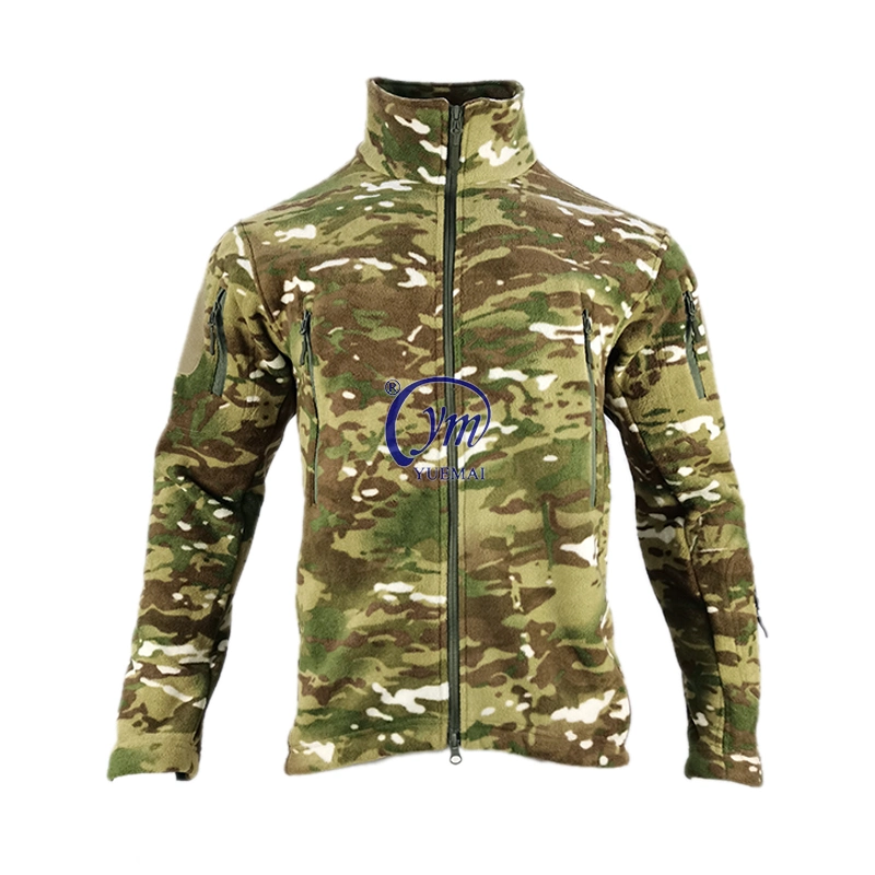 Men&prime;s Military Tactical Sport Warm Fleece Hooded Outdoor Adventure Jacket Coats