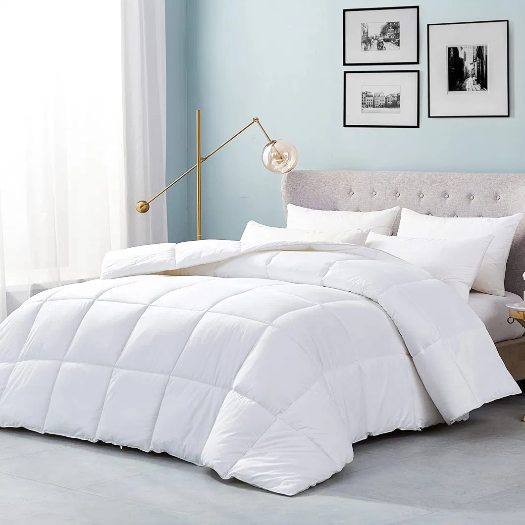 Manufacturer Super Soft Down Alternative Polyester Microfiber Bedding Comforter Duvet