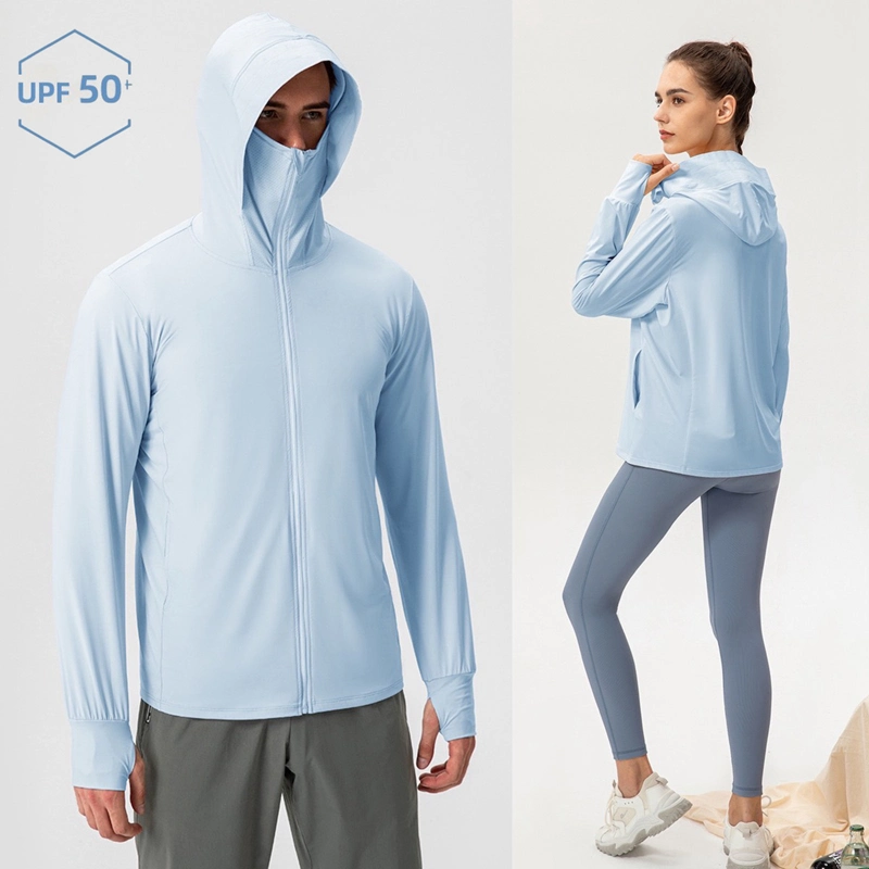 Sun UV Protection Casual Coat for Men and Women Lightweight Quick Dry Hoodie UV Clothing Upf 50+ Long Sleeve Shirts Hiking Golf Fishing Jackets