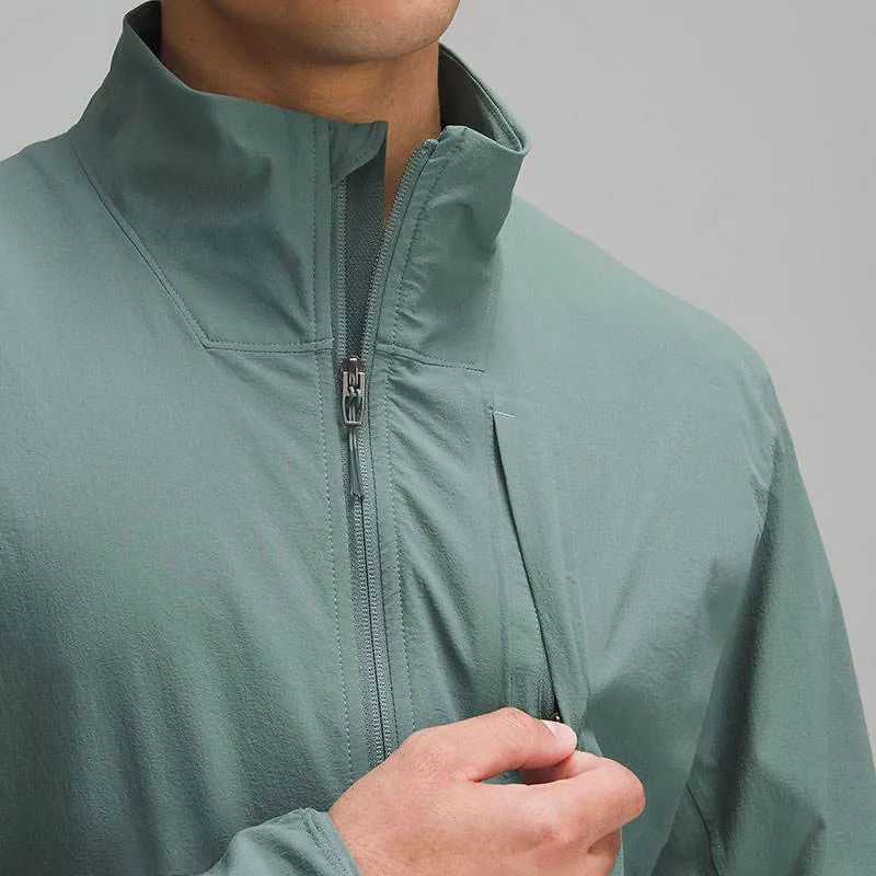 Custom Made Men Windbreaker 100%Polyester Nylon Plain Softshell Winter Golf Waterproof Rain Jacket