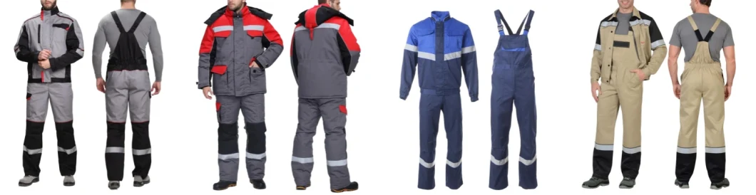 Customized Industrial High Visibility Polyester Cotton Durable Safety Coverall Construction Factory Workwear Overall