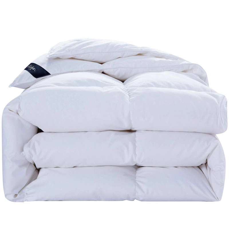 Duck Down Feathers Comforter King Size All Season -100&Cotton with 80% White Duck Down Comforter Duvet