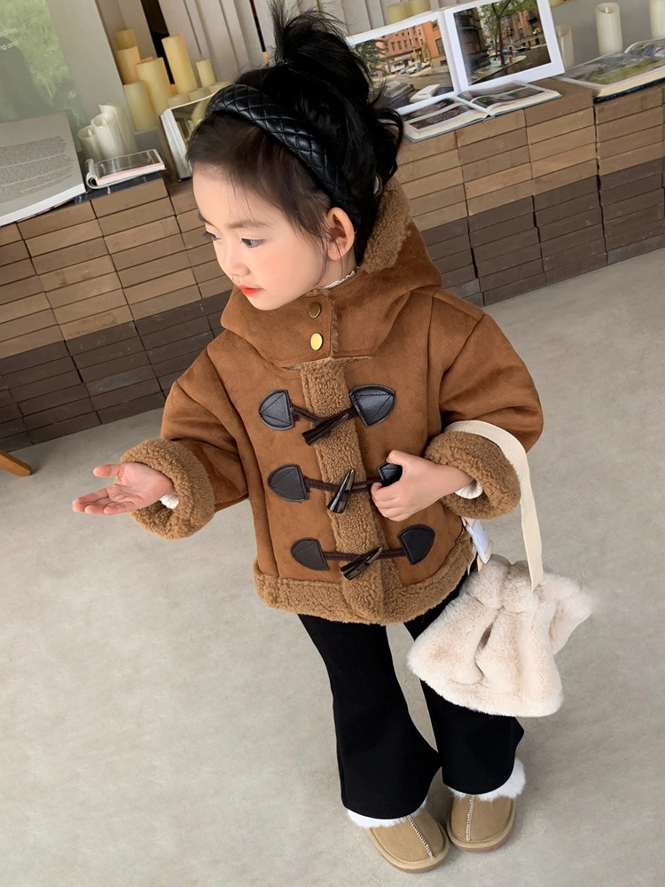 Nnr Baby Girl Kids Hoodie Trench Coat for Best Quality Price Hoody Manufacturer