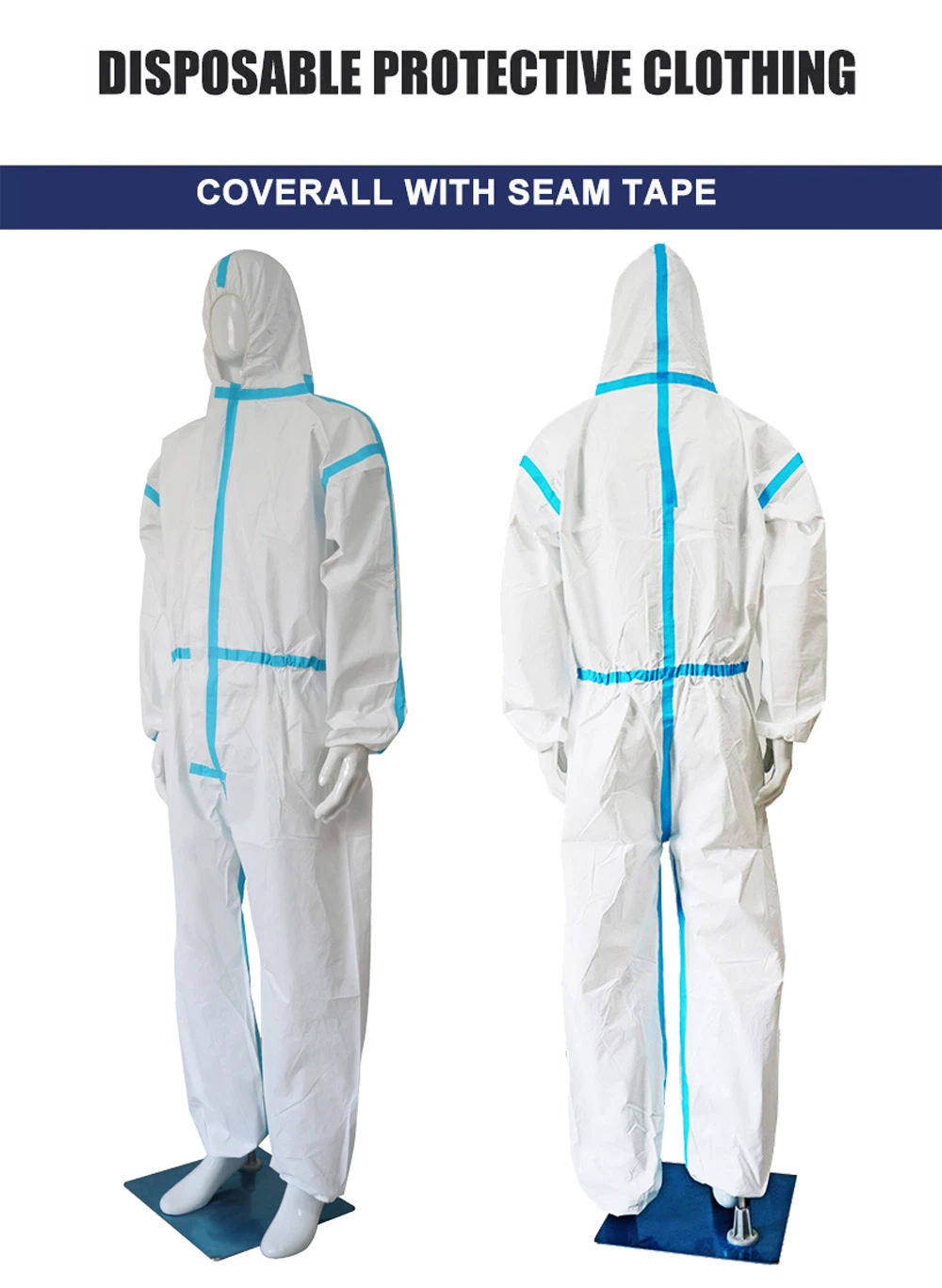 Wholesale ESD Lab Hooded Anti Static Jumpsuit Coverall Durable Uniform Food Processing Plant Work Clothes Safety Working Clothes