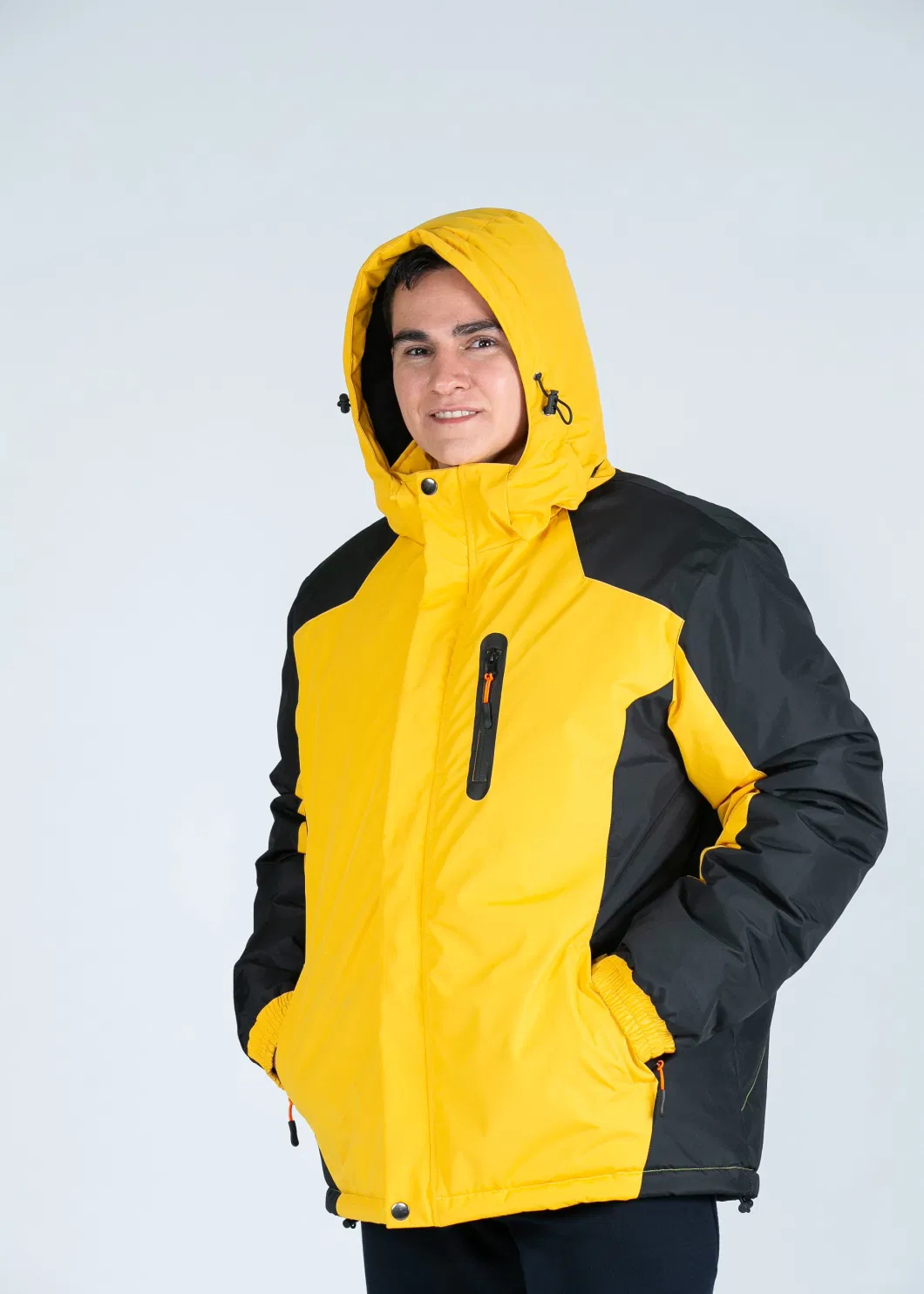 Windproof Hood Detachable Waterproof Hoody Climbing Wear Outdoor Jacket