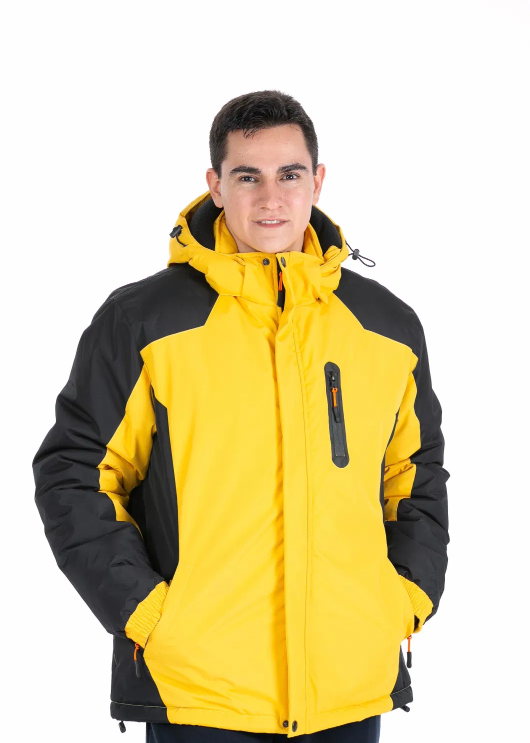 Windproof Hood Detachable Waterproof Hoody Climbing Wear Outdoor Jacket