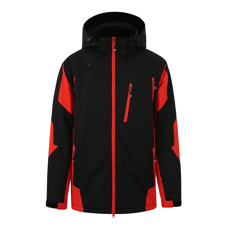 Factory Cheap Popular Breathable Hooded Thick Mens Ski Jacket