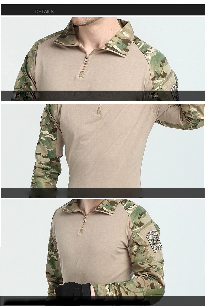 Cheap Wholesale Shirt and Pants Camouflage Outdoor Hunting Combat Pants Clothing