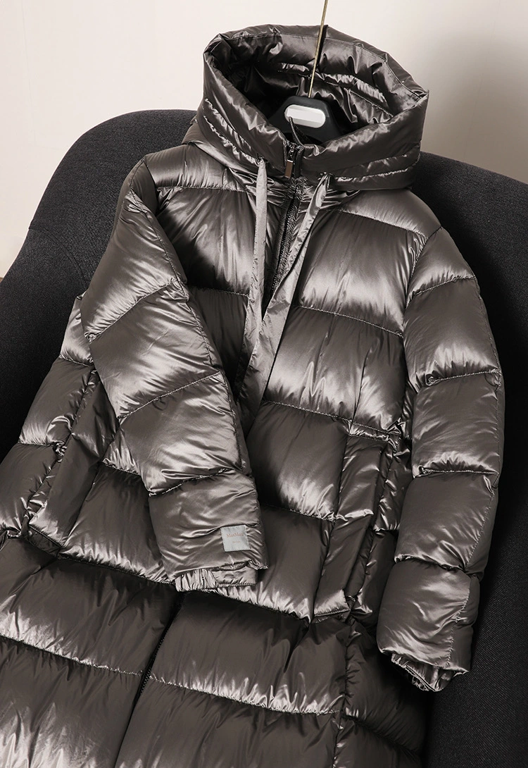 Women&prime; S Ultralight Duck Down Jacket Parka Long Winter Coat Outdoor