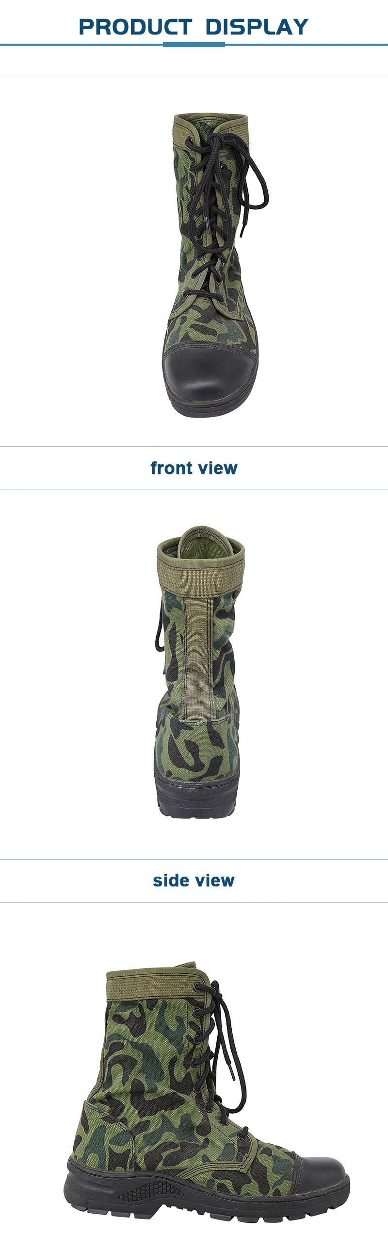 Double Safe Manufacturer Camouflage Outdoor Tactical/Military/Hunting/Army/Police/Combat Boots